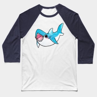 Happy Shark Baseball T-Shirt